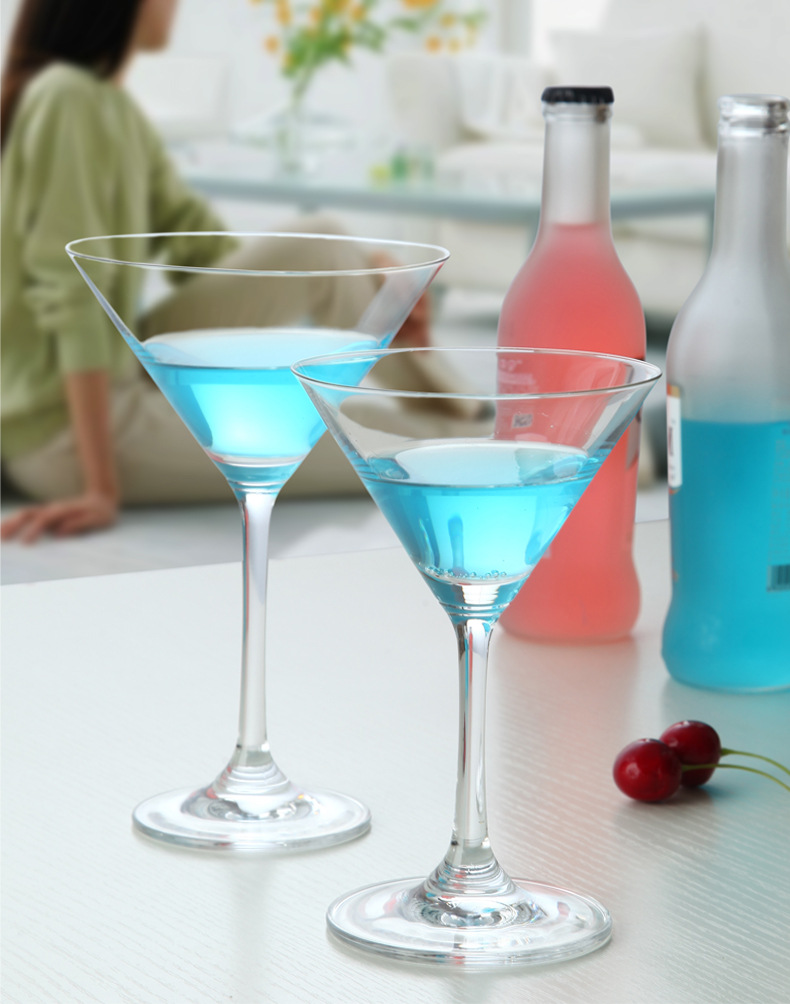 石岛鸡尾酒系列水晶鸡尾酒杯三角鸡尾杯酒香槟杯个性定制量大从优