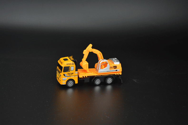 产地货源 1:64多款工程车消防车汽车模型玩具合金车模