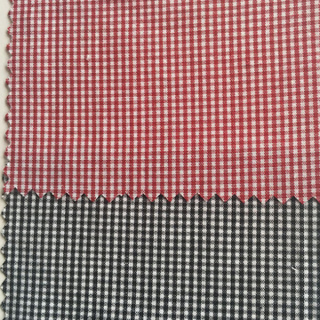 供应全棉色织布 衬衫布小格子布服装面料