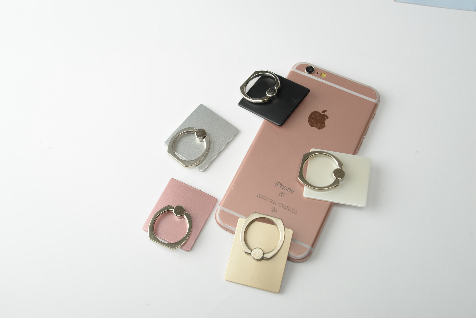 手机指环支架 iring支架手机指环扣 卡通蓝光指环手机支架_鄂杉电子