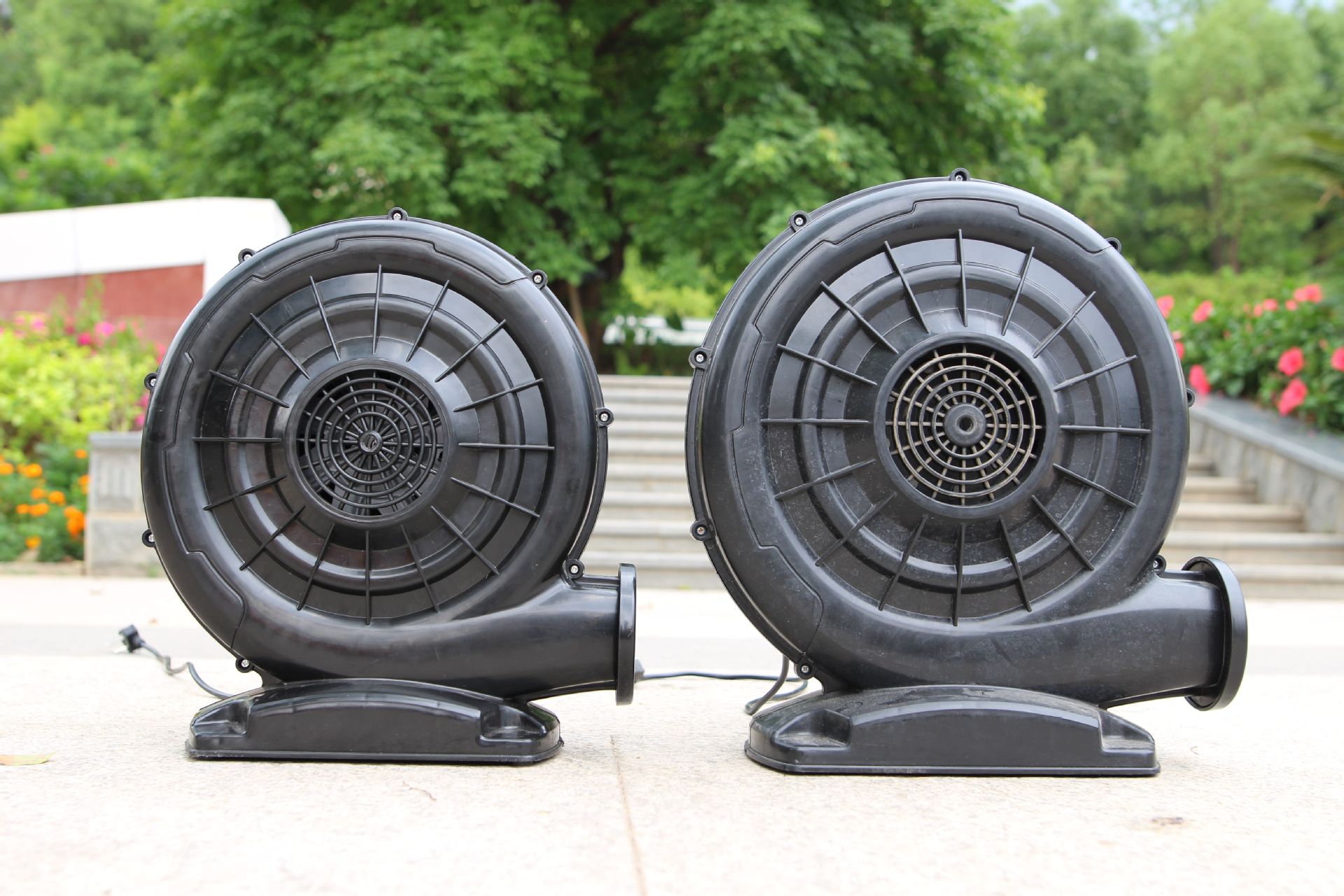 供应婚庆气模拱门风机 塑料壳铜芯离心彩虹门小型鼓风机特价包