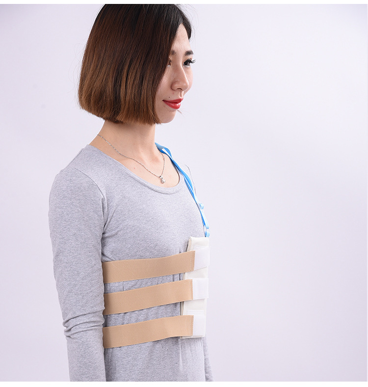 肋骨骨折固定带胸带舒适透气绑带腹部康复心脏搭桥手术肋护套恒卫