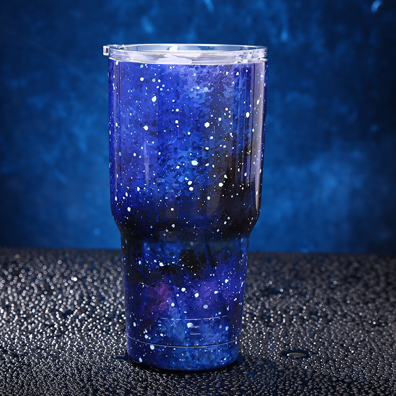 热销不锈钢保温杯创意星空车载杯便携杯子日用百货礼品定制批发