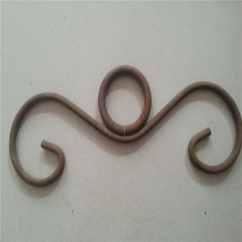 扁铁圈 扁铁弯花 扁铁成型 扁铁装饰品 五金家具配件