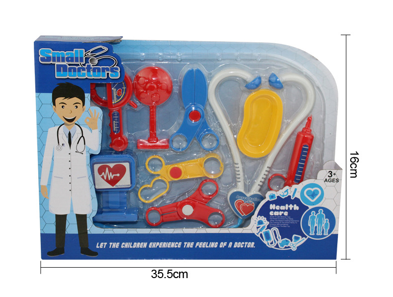 幼儿园过家家玩具小医生护士听诊器医具 仿真医药箱益智玩具套装