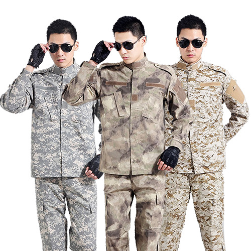Outdoor Combat Training Suit Cotton European and American Camouflage Suit Men's Acu Suit Bionic Camouflage Suit