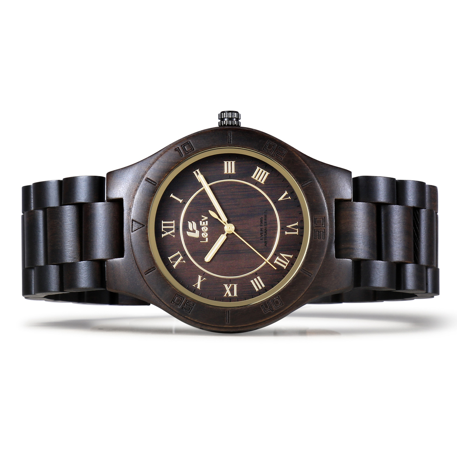 跨境专供 复古檀木手表 石英木表木质手表男士木制木表 一件代发