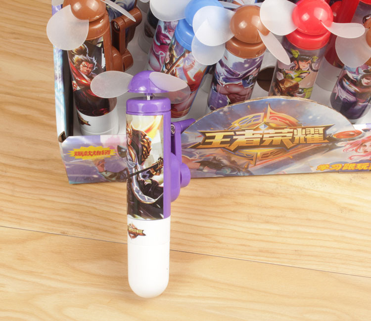 夏季儿童创意玩具文具卡通手摇风扇带笔 手摇风扇带笔