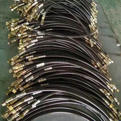 厂家供应各规格钢丝编织缠绕高压胶管 液压油管 高压软管批发定制