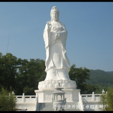 厂家大型寺庙摆件观音像 广场公园户外浮雕滴水观音可定制