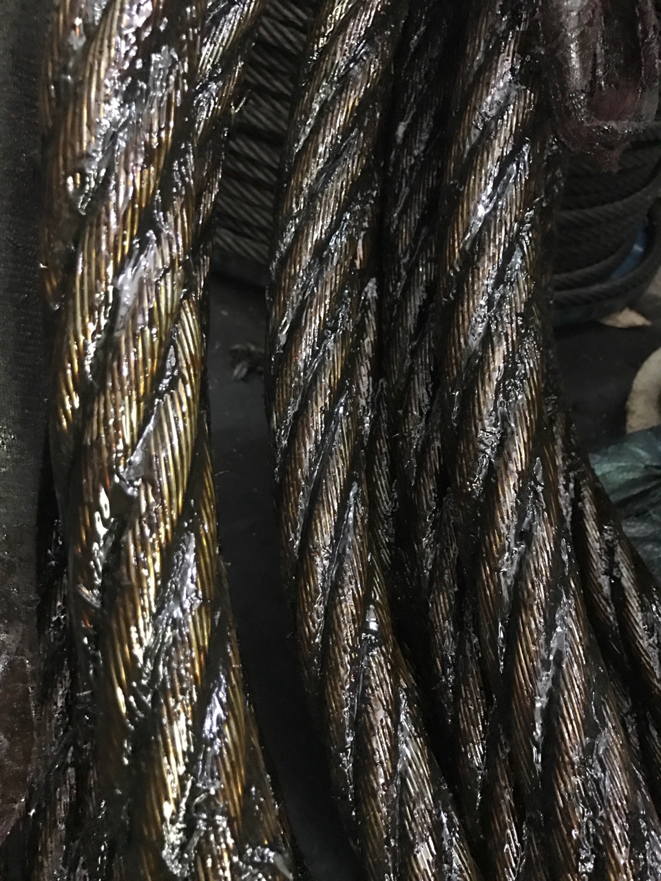 贵州巨龙光面6*37麻芯钢丝绳/般用/起重吊装专用钢丝绳48吊桥梁绳