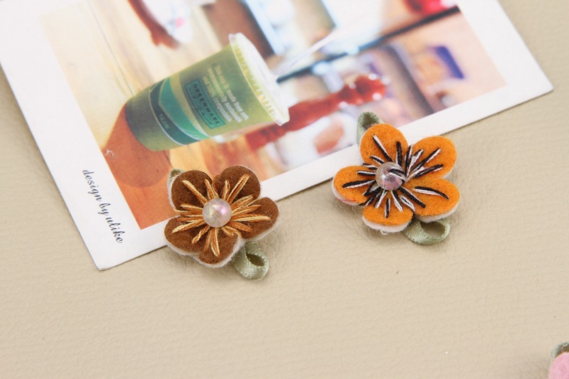 韩版diy 手工装饰小花 服装 内衣 玩具 鞋帽 丝线花 厂家直销