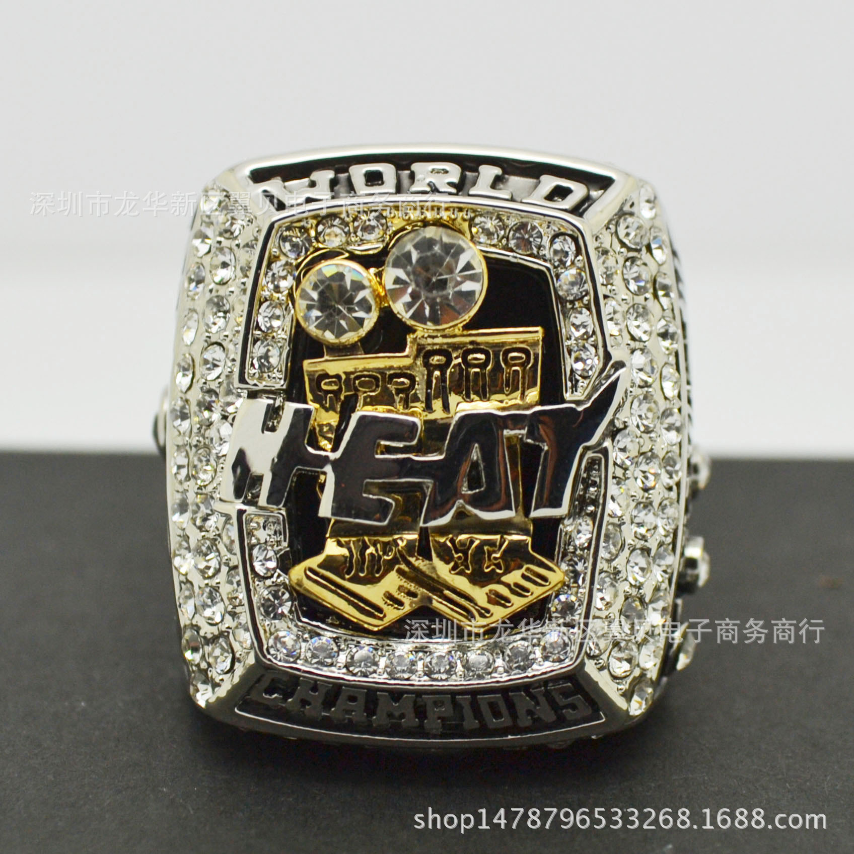 【翼贝】2013 热火nba夺冠戒指詹姆斯james 品质 现货批发