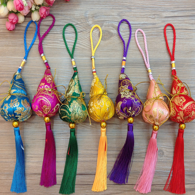 端午节手工葫芦传统香包香囊 汽车卧室房间衣柜装饰挂件 保平安