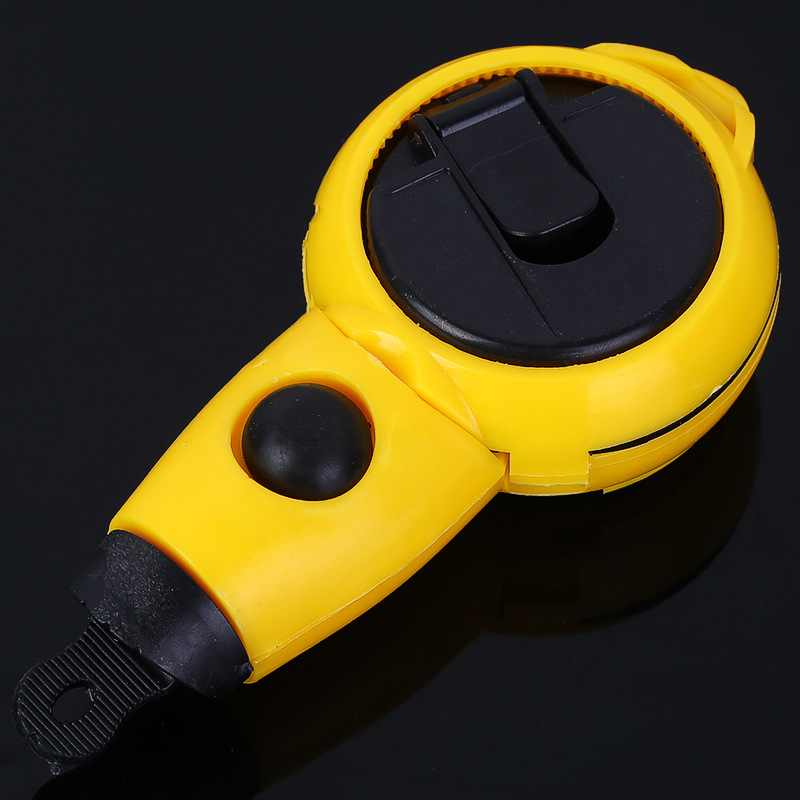 密封式手动卷线墨斗批发 abs塑胶墨抖8米手摇式划线木工匠作工具