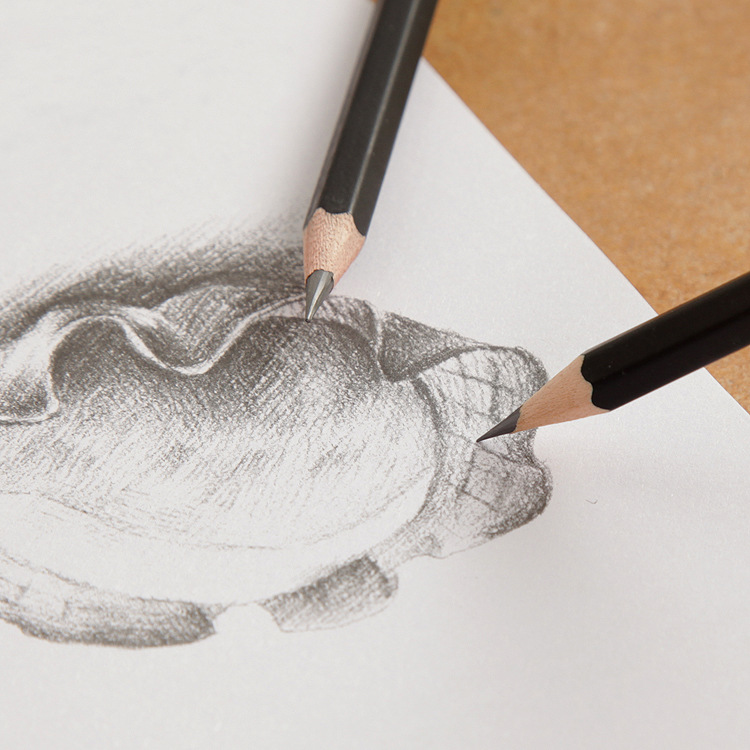 绘图专用铅笔 素描绘画绘图铅笔 素描铅笔套装 六角油漆沾头铅笔