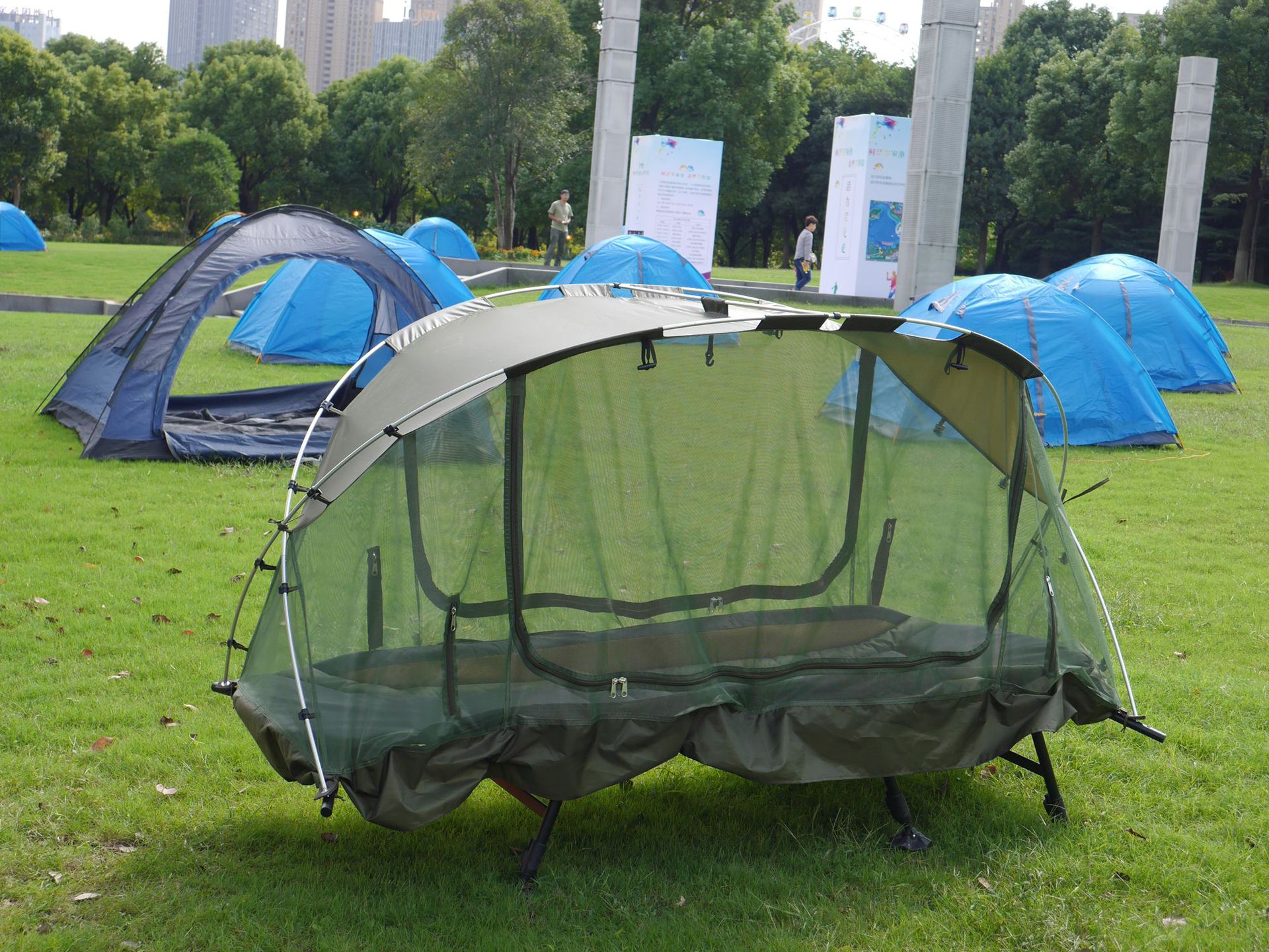 双层帐篷 离地帐篷 四季通用 防风防雨防虫 钓鱼帐篷 工厂批发
