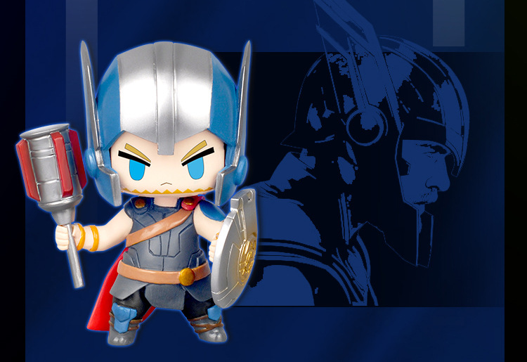 跨境专供 现货 漫威英雄雷神3 雷神公仔 车头公仔摆件