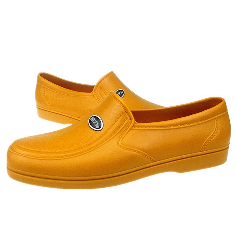 回力307男士元宝鞋pvc防滑春秋短款水鞋雨鞋雨靴棕黄色灰白色