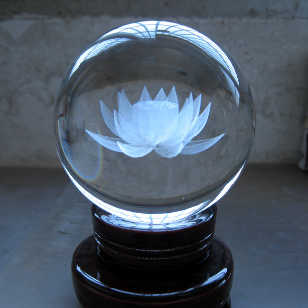 佛像水晶球摆件五姓财神黄财神风水球招财办公室居家装饰客厅酒柜