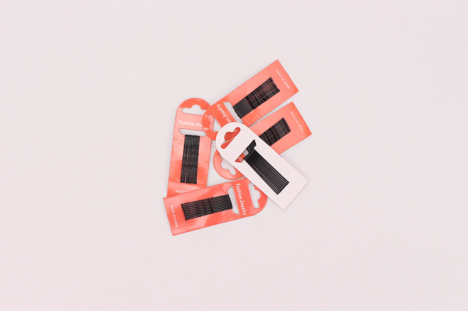 黑色一字卡钢丝发夹子韩式头发小卡子假发编发发夹卡新娘盘发发卡