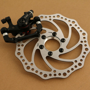 精品碟刹自行车车刹山地车前后碟刹电动车碟刹套装碟刹器碟盘套装