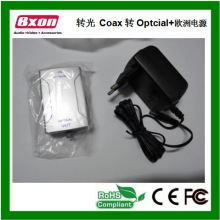 电转光coaxial to optical converter 带美规/欧规电源