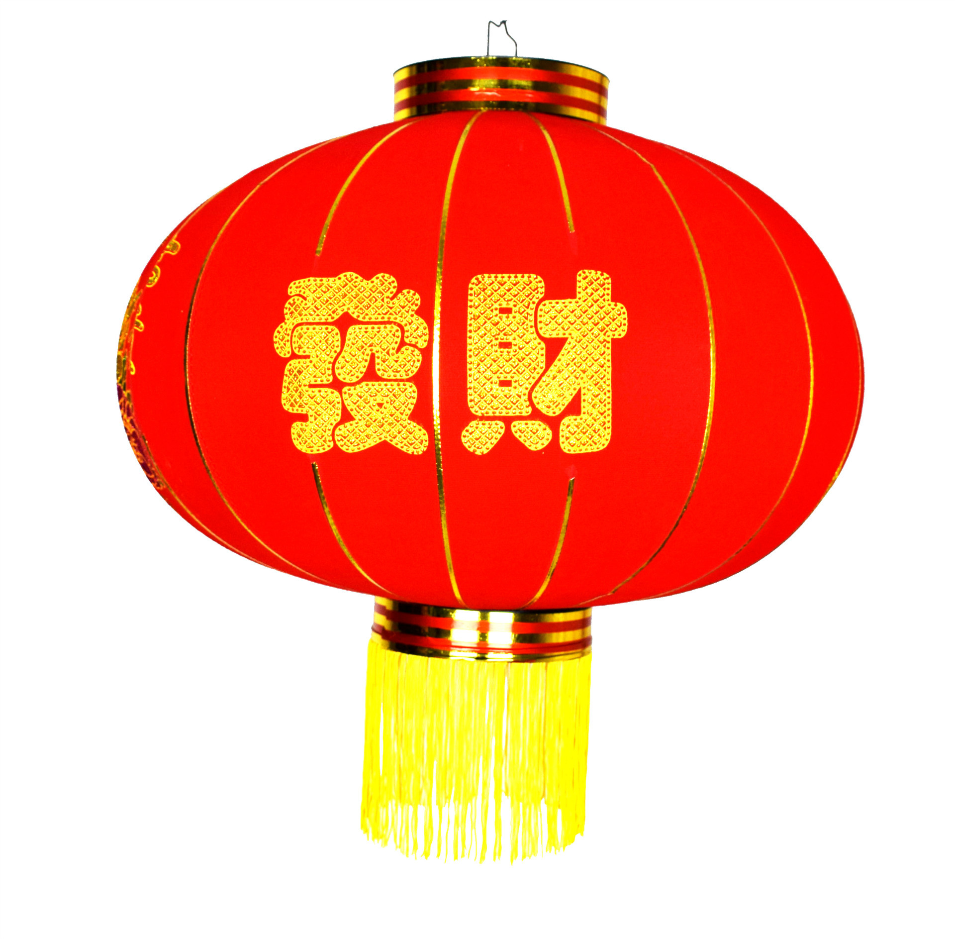 厂家供应新款植绒布灯笼花开富贵灯笼春节大红灯笼节日新年灯笼
