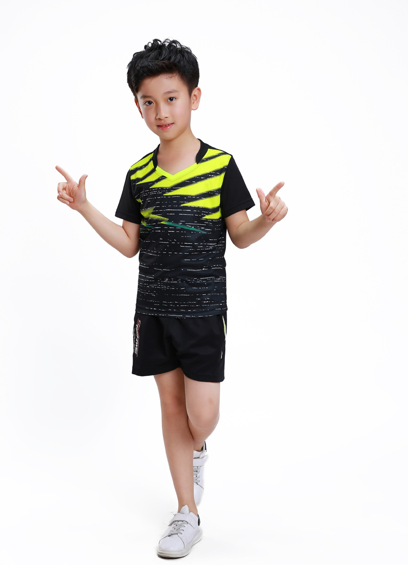 正品 运动服 速干团体比赛运动套装中小学生小孩子儿童羽毛球服