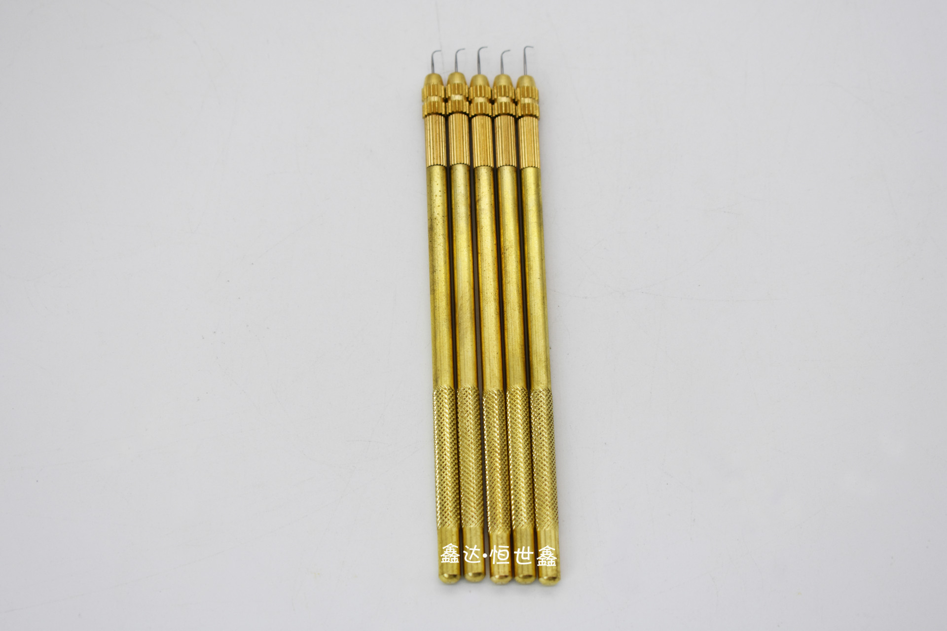 手织头套钩针金属铜钩针钩针接发工具假发钩针