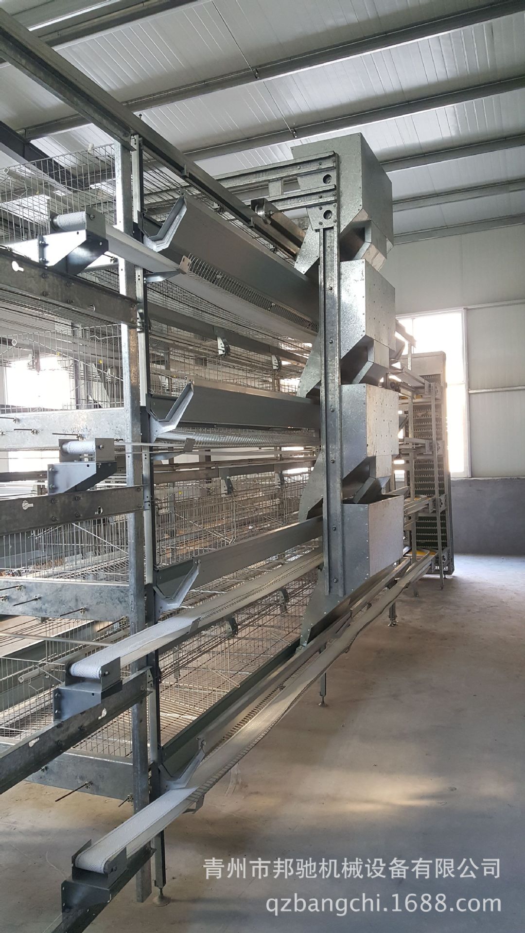 层叠式蛋鸡笼养设备 4层蛋鸡笼养设备 h型蛋鸡笼养设备