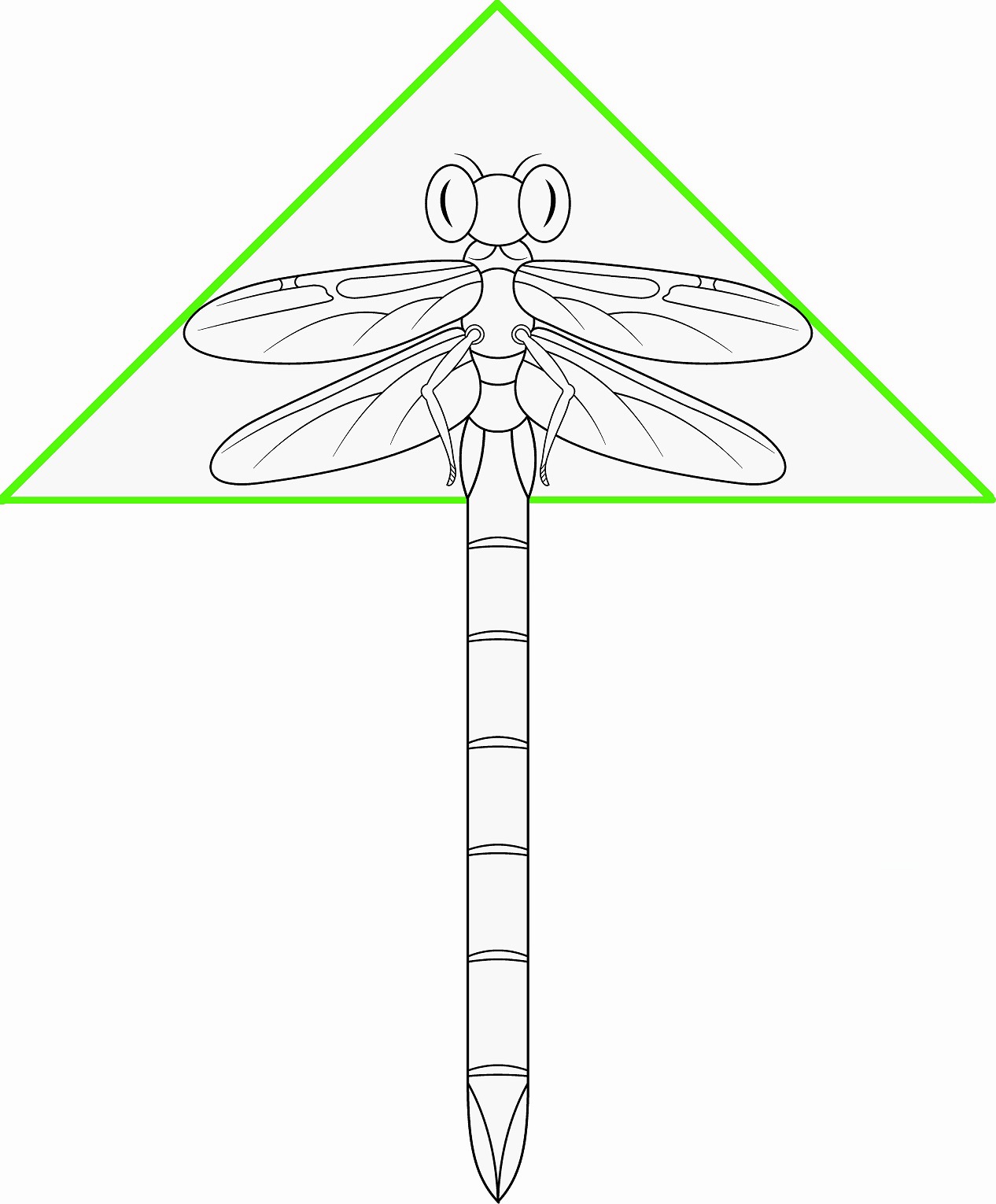 空白教学手工填色diy风筝30多种造型及图案可混批厂家直销 大风筝