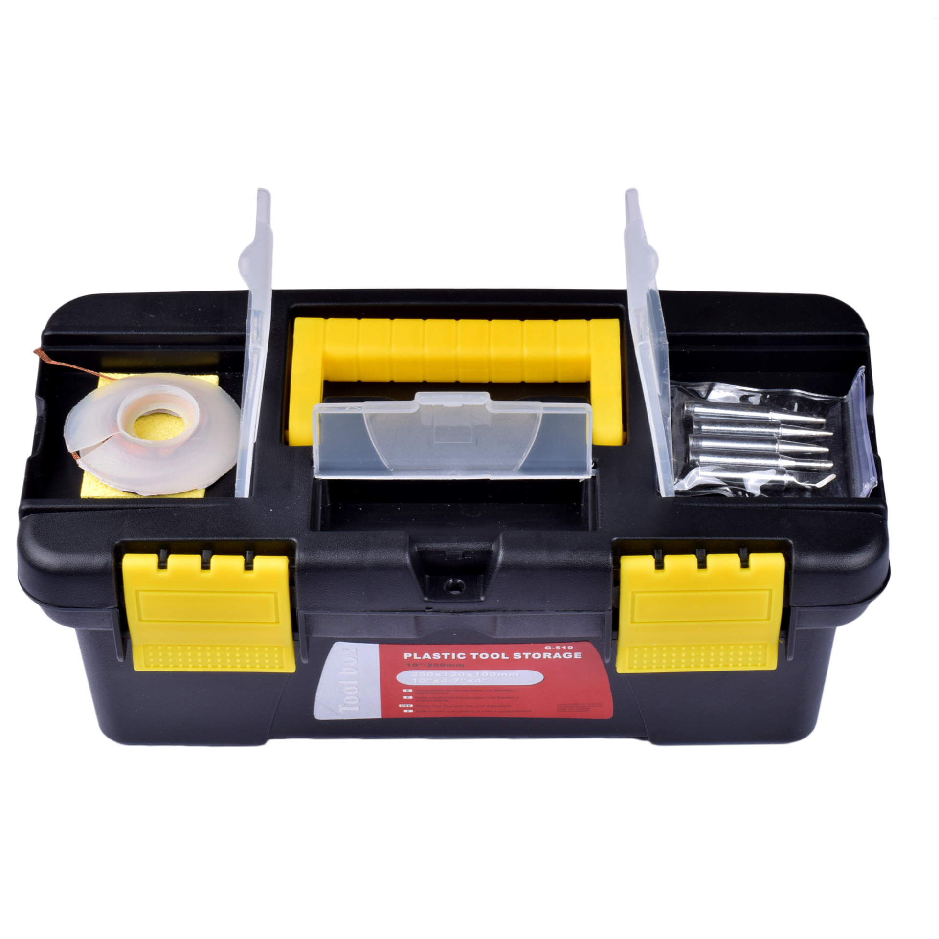 220v110v 内热式60w 焊枪 可调温电烙铁 焊接工具 组合套工具箱