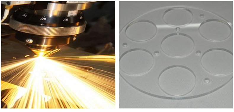 厂家直销led蓝宝石激光代加工 蓝宝石精密切割 激光精密钻孔加工 - 行