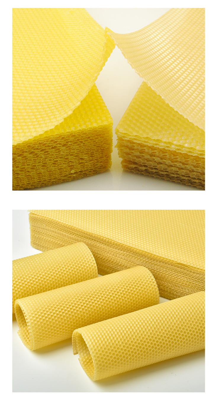 养蜂工具 优质中蜂蜂蜡巢础 蜜蜂高产巢脾 蜂箱巢框蜡片 蜂巢巢基