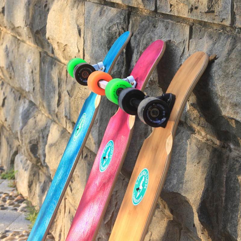 智宇专业公路长板 longboard 刷街全能板dancing skateboy滑板