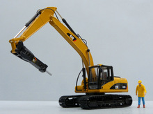 CAT323DL with Hammer卡特破碎锤挖掘机合金工程车模型55282 1:50