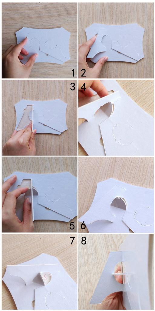 热转印耗材厂家 空白纸质带支架一体相框p51可印照片相架纸质相框