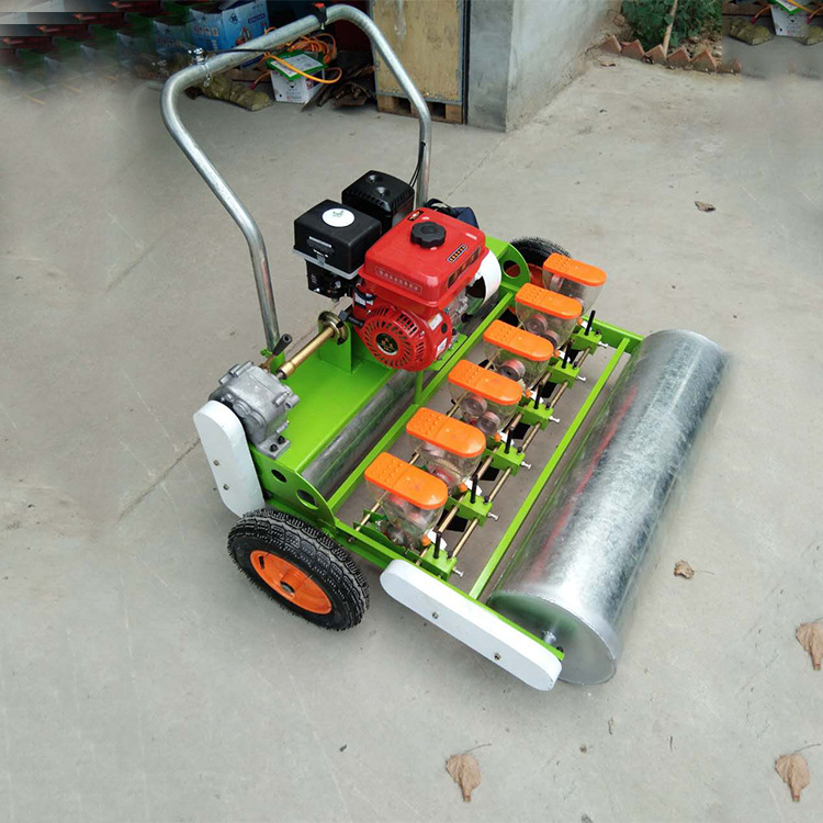 家用小型电动谷子播种机 玉米单粒播种机 四轮多功能施肥播种机