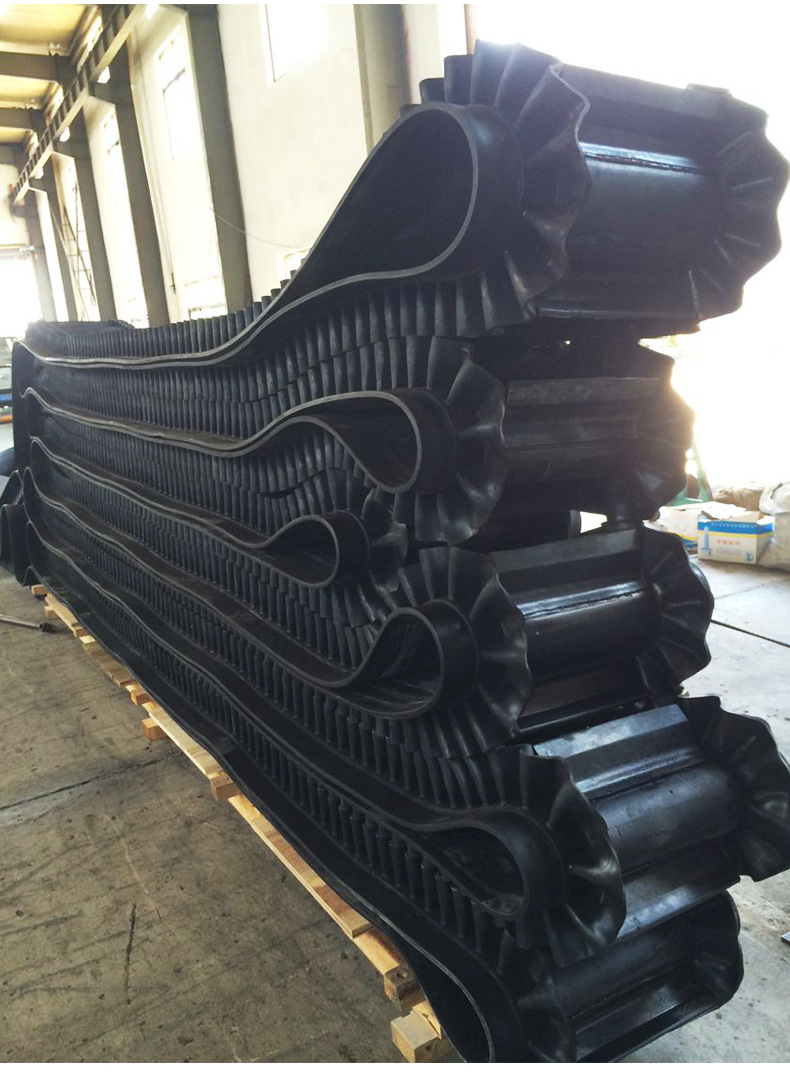 厂家直销尼龙裙边带输送带 流水线耐高温皮带 橡胶传送带工业皮带