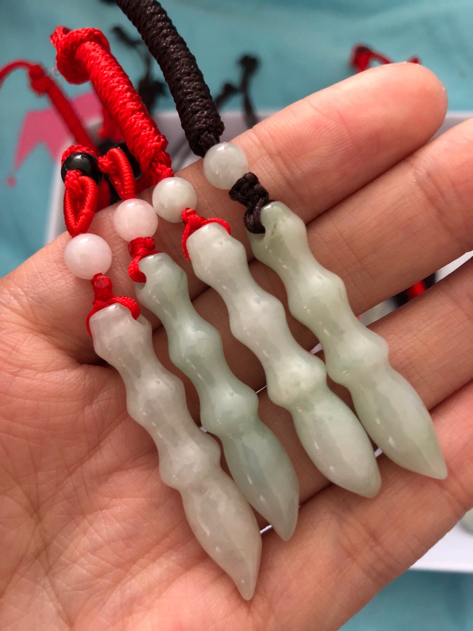 【玉贵人】天然a货翡翠 文昌笔 毛笔 翡翠吊坠 翡翠文昌笔