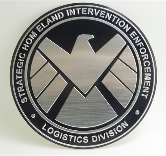 神盾局特工美国队长汽车改装标金属九头蛇车贴装饰车贴