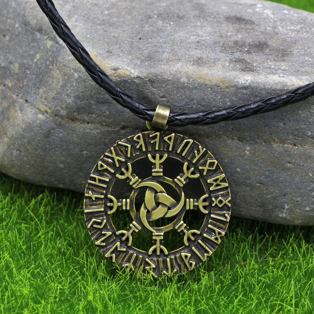 贸热款维京系列 北欧维京欧丁神的号角吊坠项链潮人厂家直销批发
