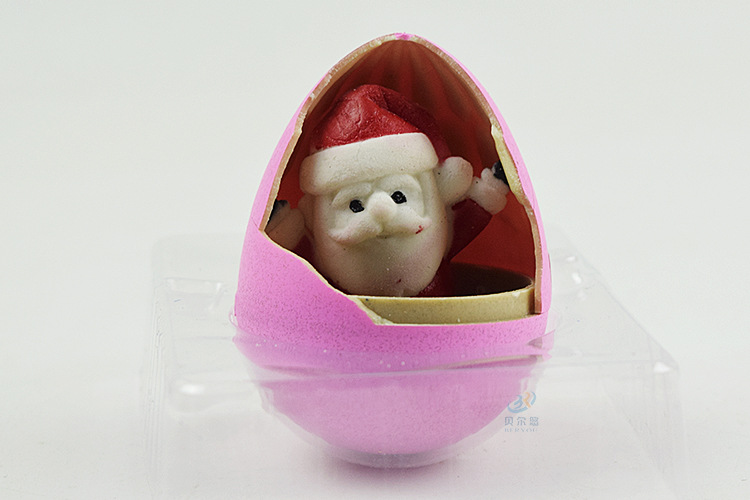 厂家直销圣诞节孵化蛋 圣诞老人雪人复活蛋 新奇特泡水膨胀玩具_义乌