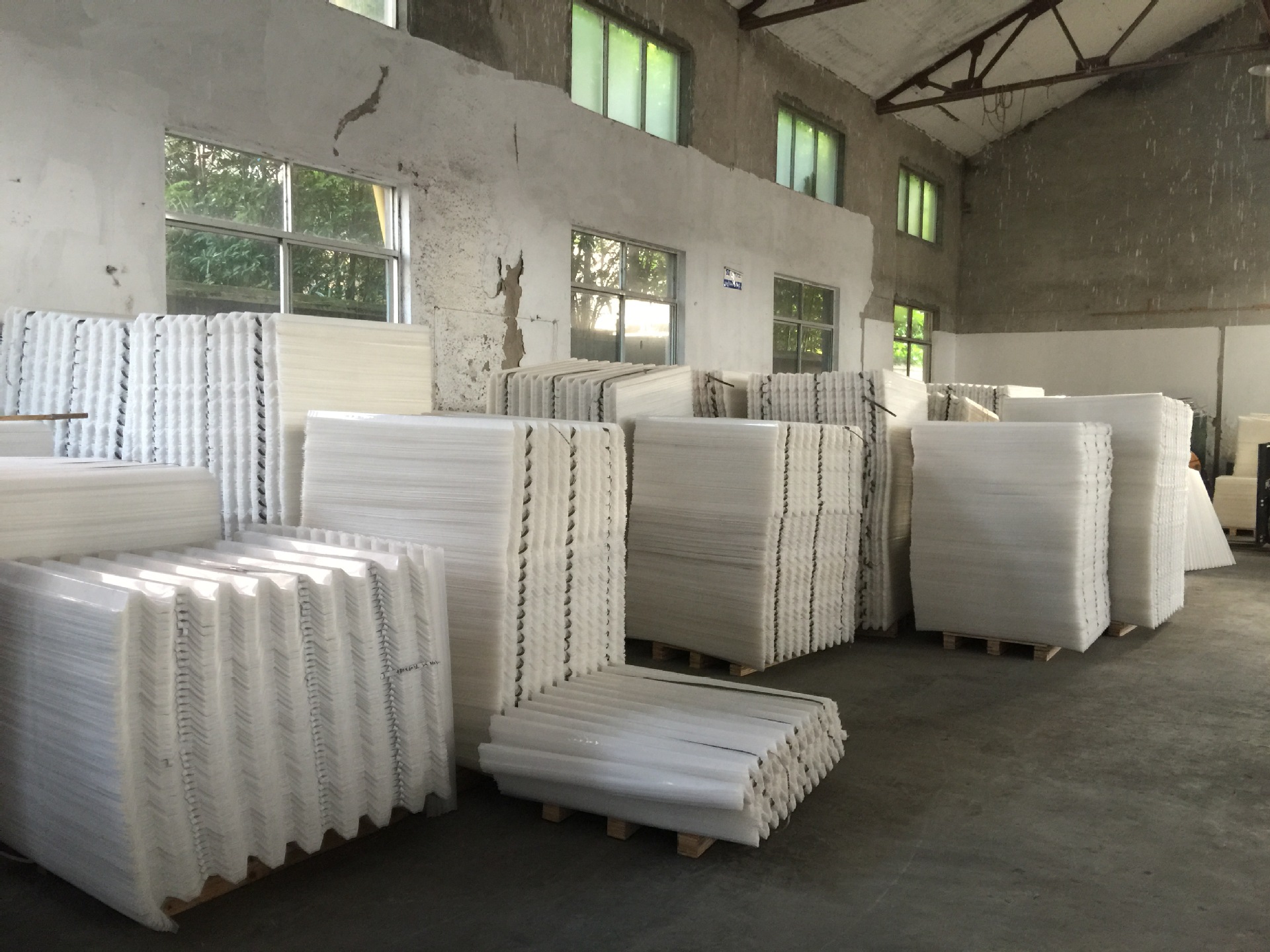 斜管填料 全新原料 中石化pp料 斜管填料 实体生产厂家