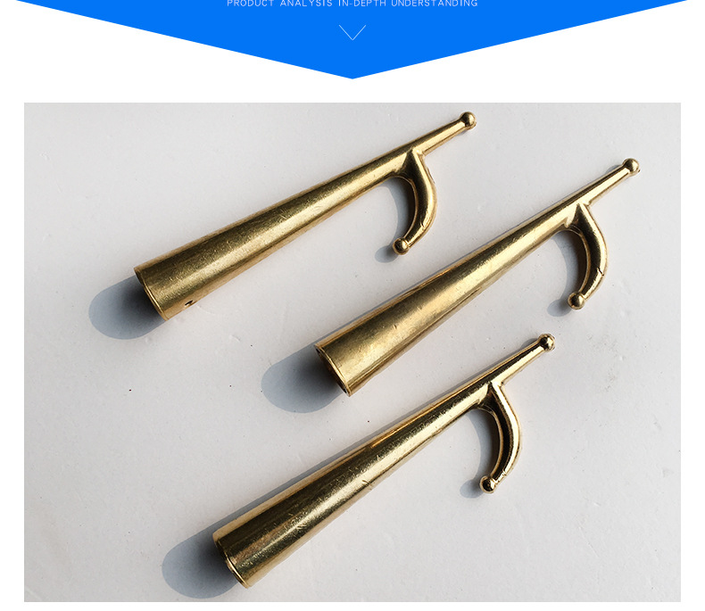 船用拖钩 救生艇用铜拖钩 全铜救生艇杆钩