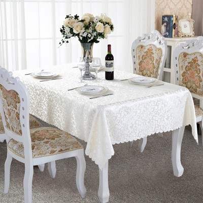 Hotel Tablecloth Fabric round Dining Table Restaurant Ding Room Coffee Table Cloth European Eight-Immortal Table round Table Tablecloth Wholesale