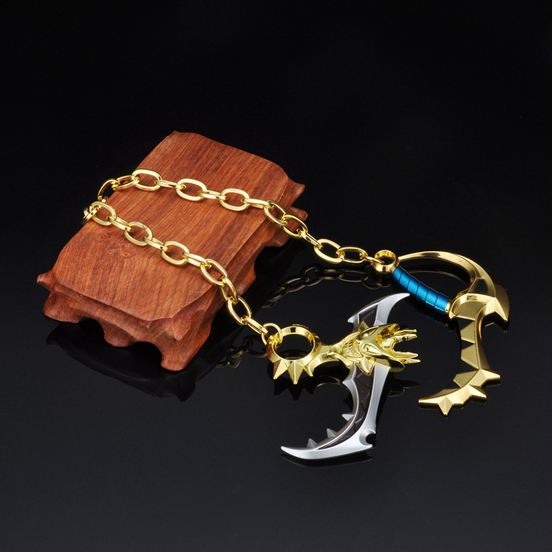 百里玄策嚣狂之镰武器指尖陀螺套装 41厘米合金兵器