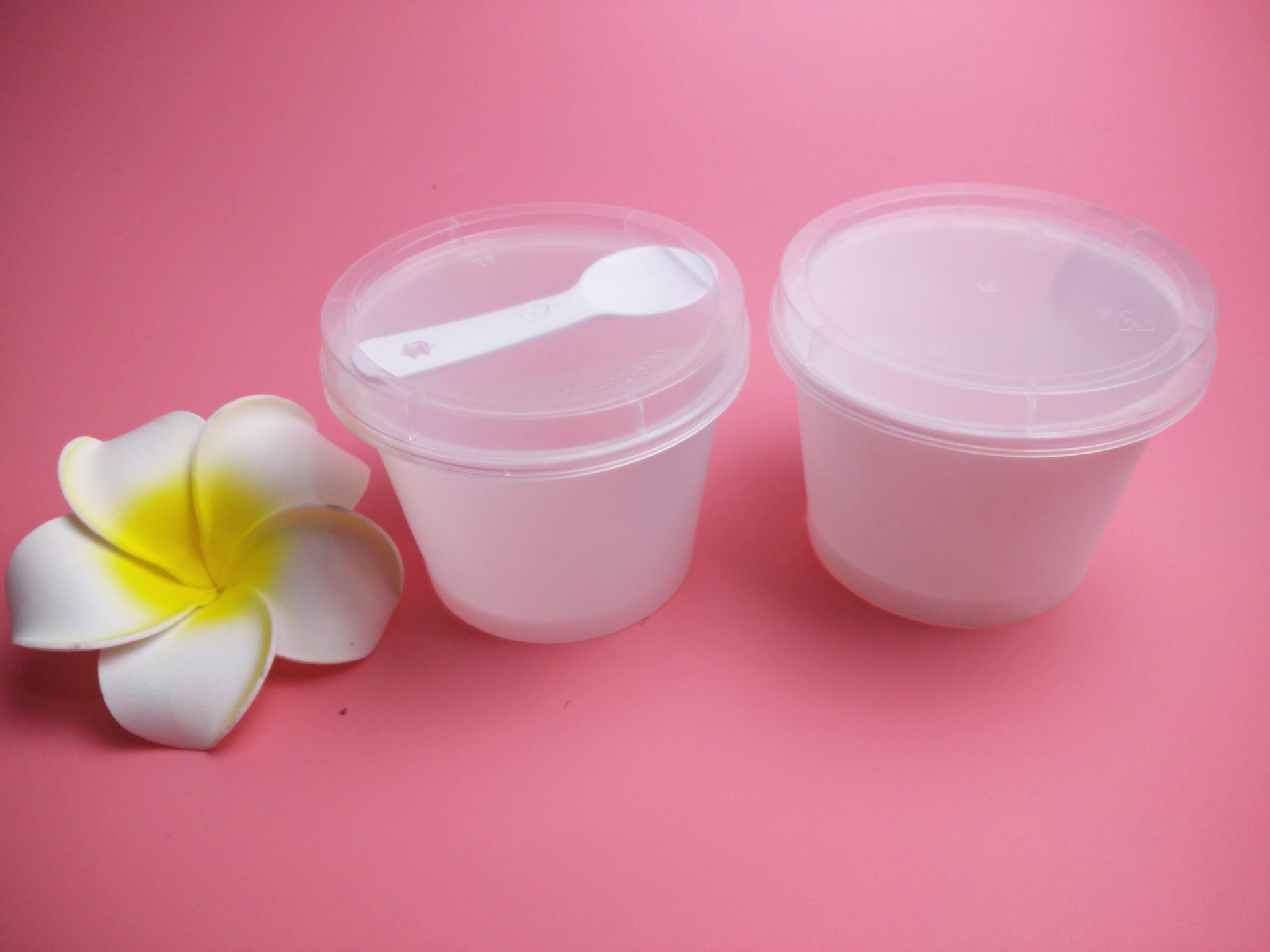 一次性酸奶杯 厂家批发布丁 食品环保 pp酸奶杯 塑料杯乐纯同款