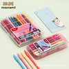 the republic of korea MONAMI Mu Darby 慕娜 America 3000 colour fibre Watercolor Water Hook line pen 24 Color suit wholesale